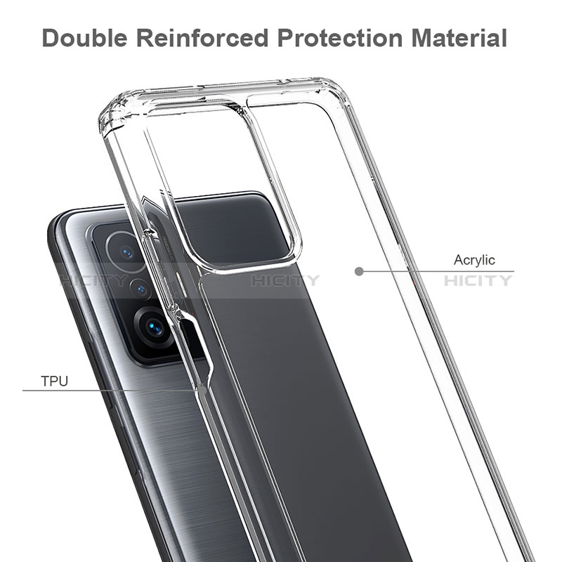 Carcasa Bumper Funda Silicona Transparente 360 Grados ZJ5 para Xiaomi Mi 11T 5G