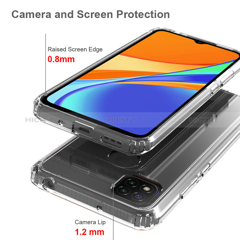 Carcasa Bumper Funda Silicona Transparente 360 Grados ZJ5 para Xiaomi POCO C3