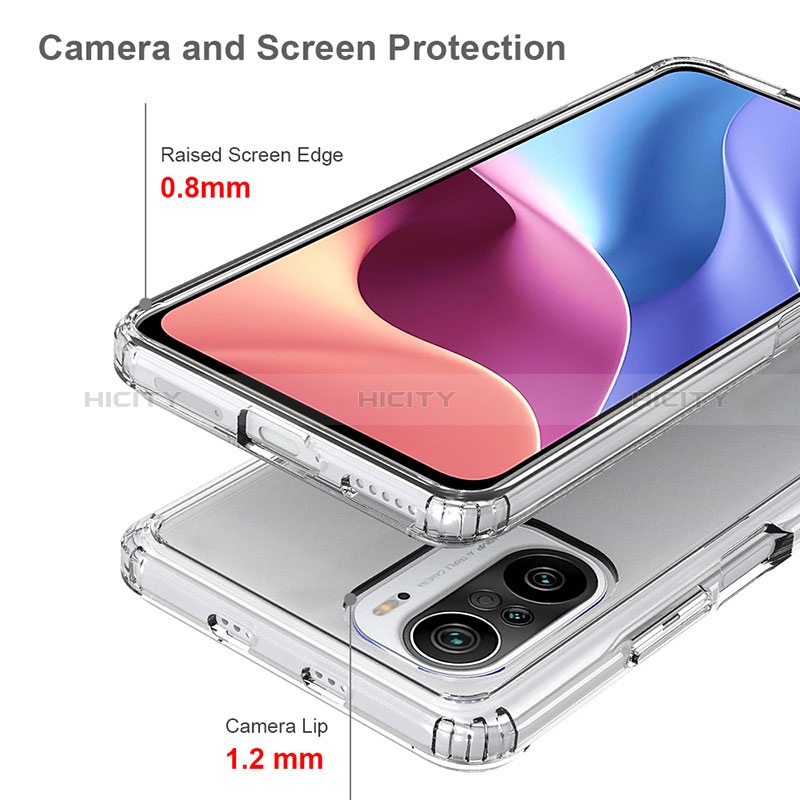Carcasa Bumper Funda Silicona Transparente 360 Grados ZJ5 para Xiaomi Poco F3 5G