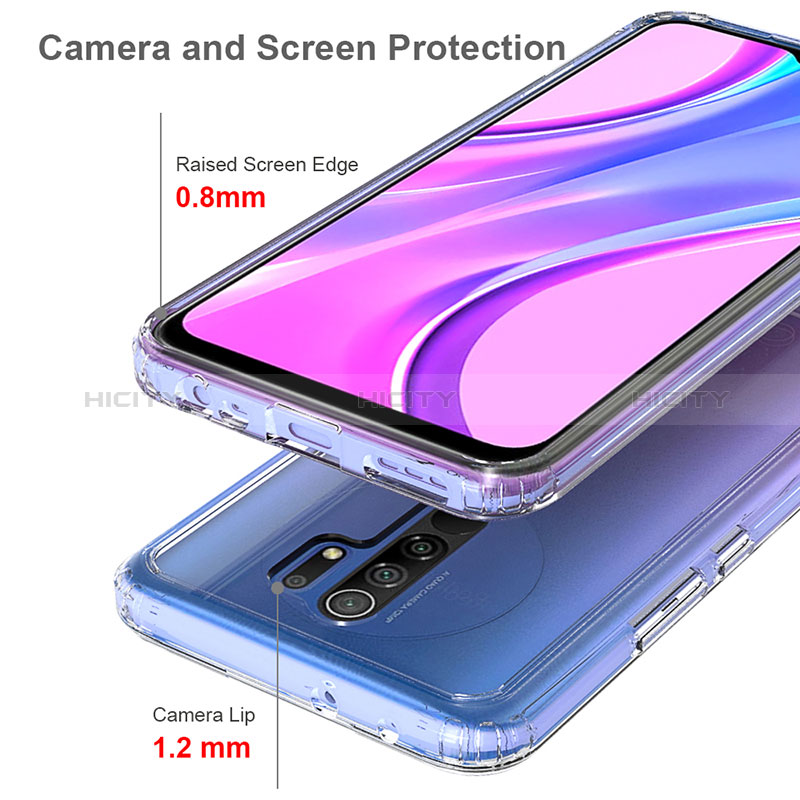 Carcasa Bumper Funda Silicona Transparente 360 Grados ZJ5 para Xiaomi Poco M2