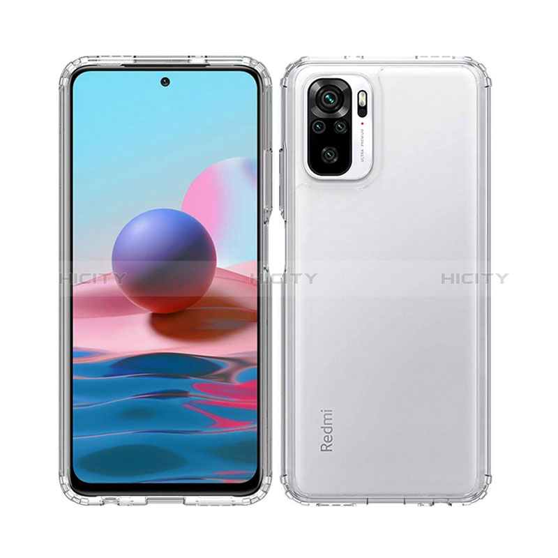 Carcasa Bumper Funda Silicona Transparente 360 Grados ZJ5 para Xiaomi Redmi Note 10 4G