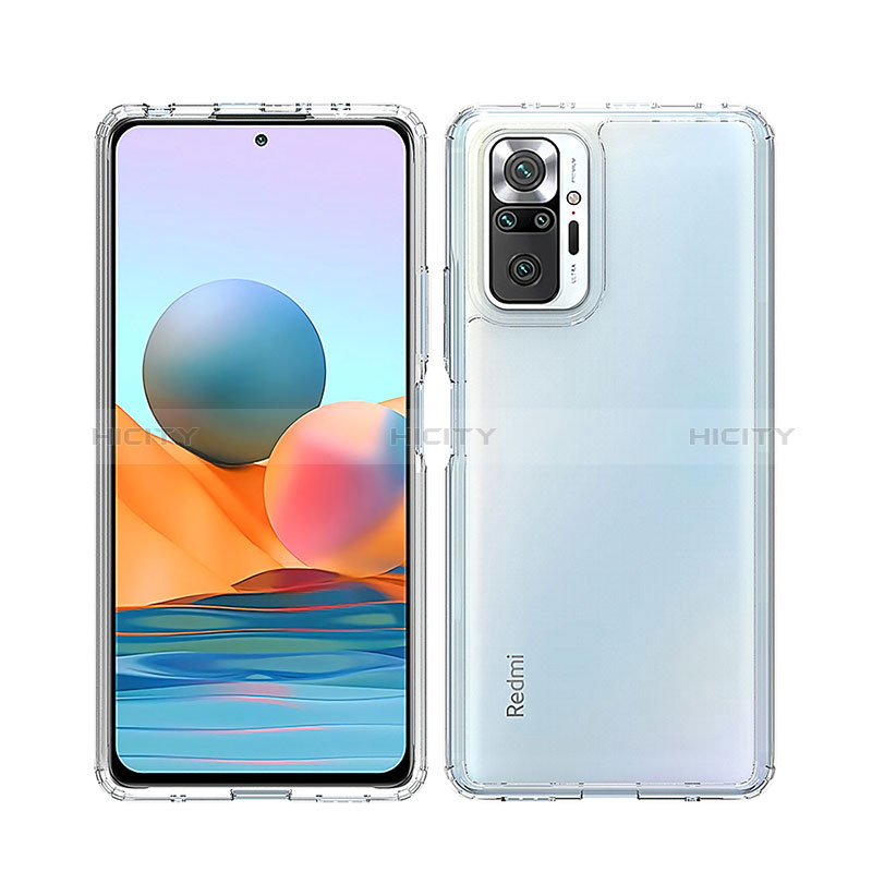 Carcasa Bumper Funda Silicona Transparente 360 Grados ZJ5 para Xiaomi Redmi Note 10 Pro Max