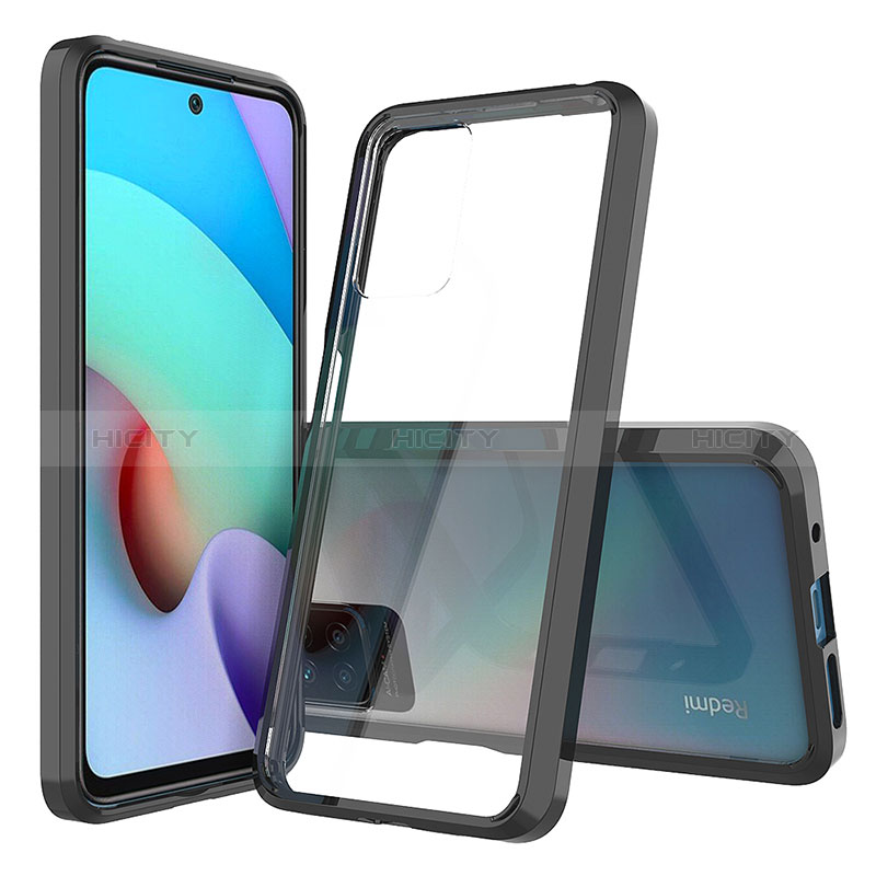 Carcasa Bumper Funda Silicona Transparente 360 Grados ZJ5 para Xiaomi Redmi Note 11 4G (2021) Negro