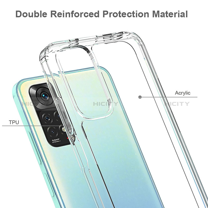 Carcasa Bumper Funda Silicona Transparente 360 Grados ZJ5 para Xiaomi Redmi Note 11S 4G