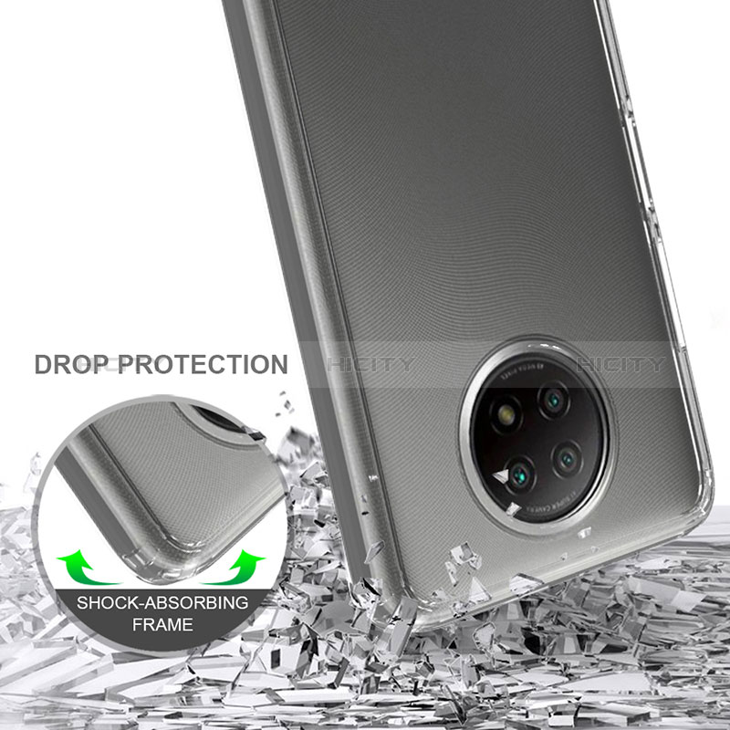 Carcasa Bumper Funda Silicona Transparente 360 Grados ZJ5 para Xiaomi Redmi Note 9 5G