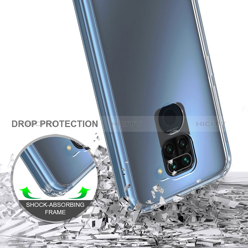 Carcasa Bumper Funda Silicona Transparente 360 Grados ZJ5 para Xiaomi Redmi Note 9