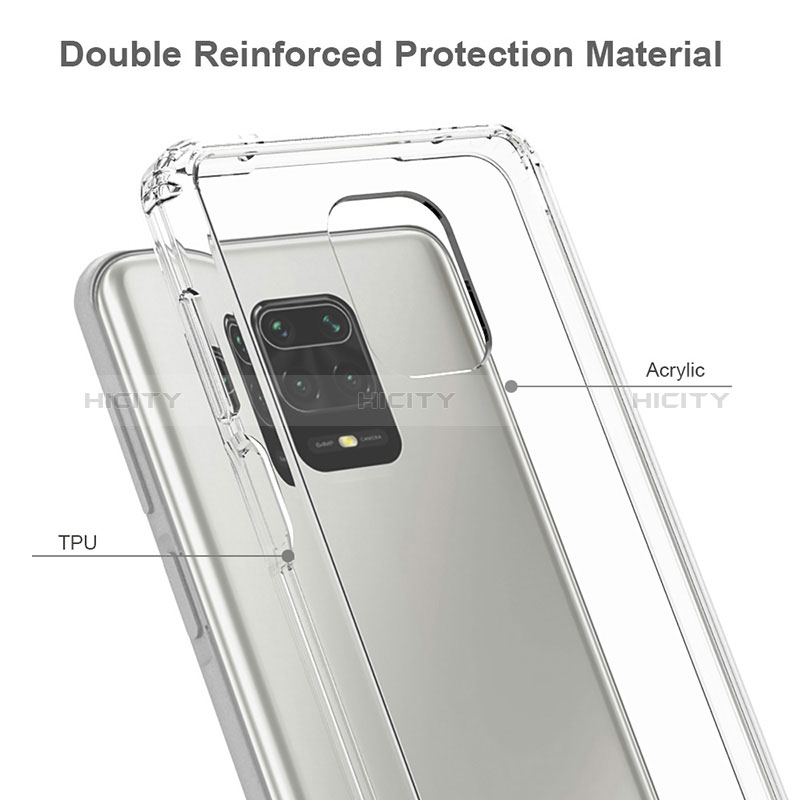 Carcasa Bumper Funda Silicona Transparente 360 Grados ZJ5 para Xiaomi Redmi Note 9S