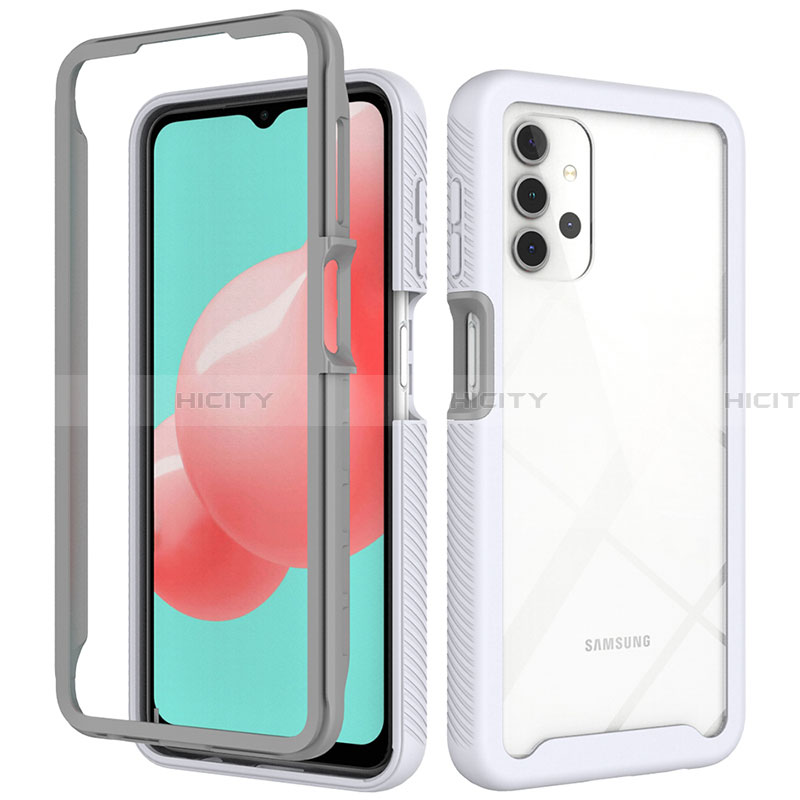 Carcasa Bumper Funda Silicona Transparente 360 Grados ZJ6 para Samsung Galaxy A32 4G