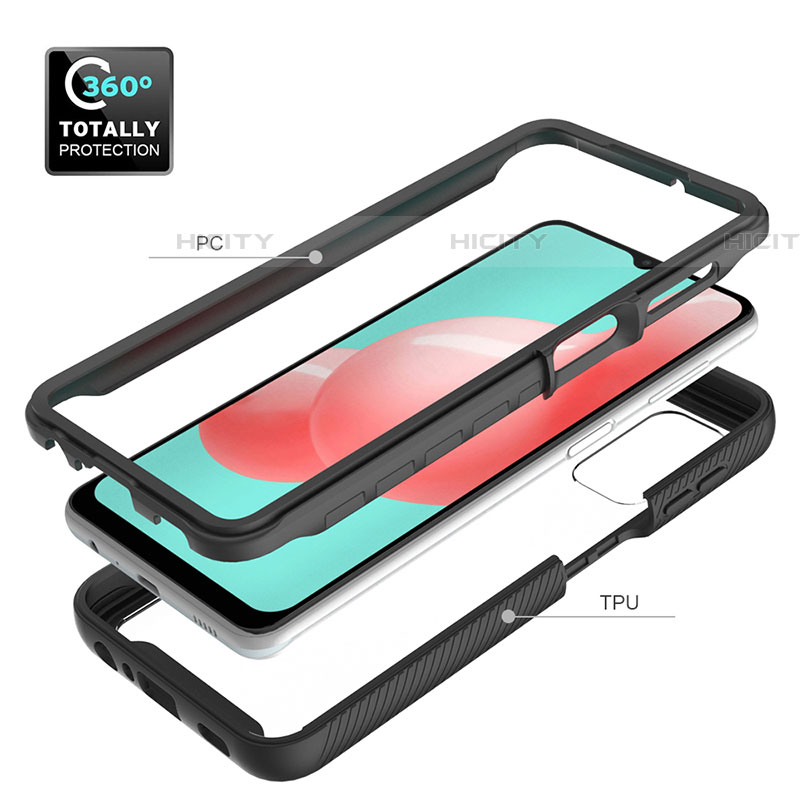 Carcasa Bumper Funda Silicona Transparente 360 Grados ZJ6 para Samsung Galaxy A32 5G