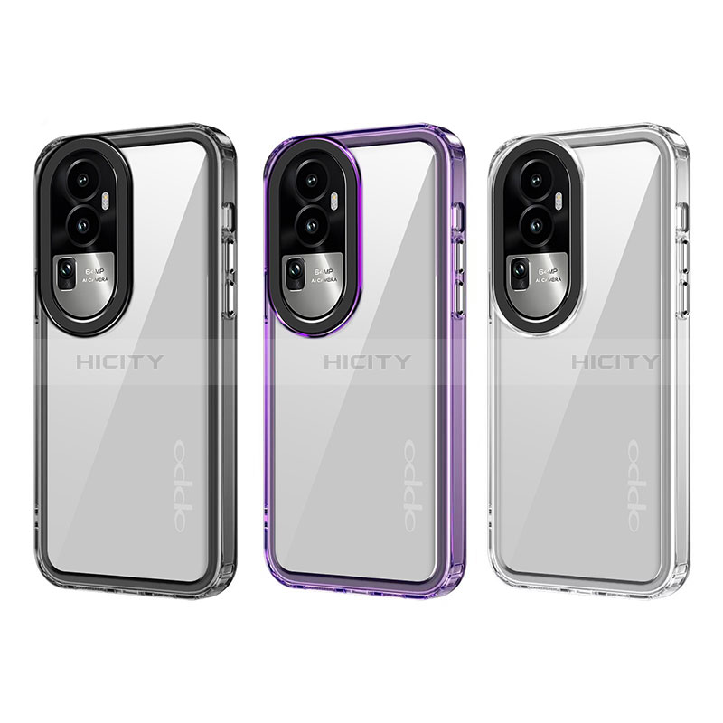 Carcasa Bumper Funda Silicona Transparente AC1 para Oppo Reno10 Pro+ Plus 5G