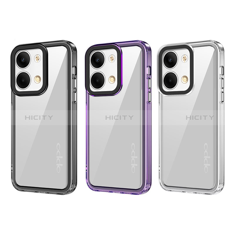 Carcasa Bumper Funda Silicona Transparente AC1 para Oppo Reno9 5G