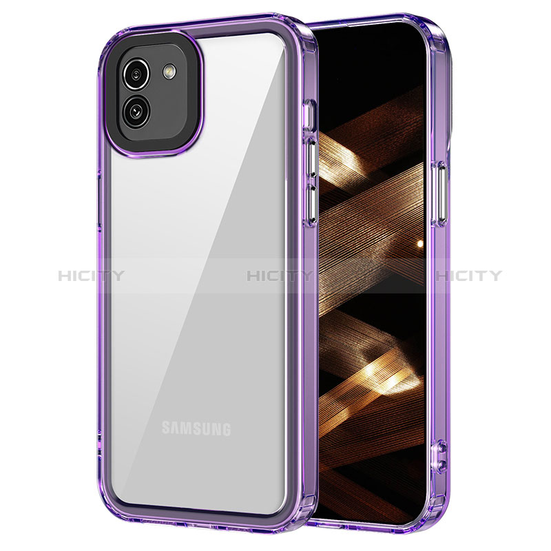 Carcasa Bumper Funda Silicona Transparente AC1 para Samsung Galaxy A03