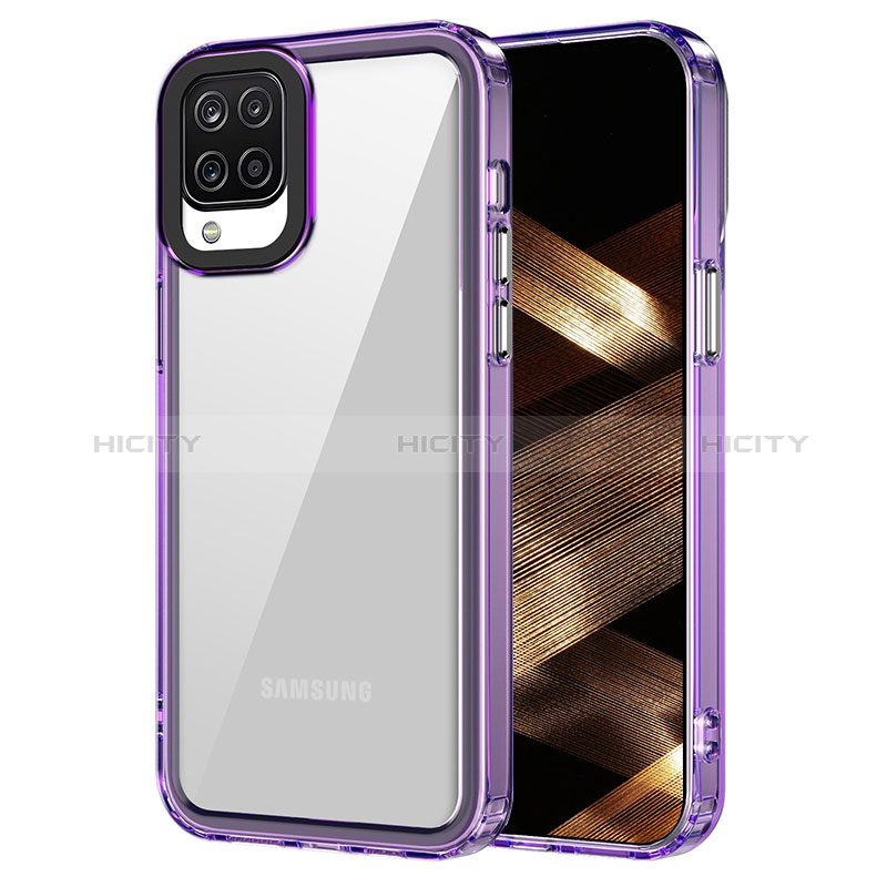 Carcasa Bumper Funda Silicona Transparente AC1 para Samsung Galaxy A12