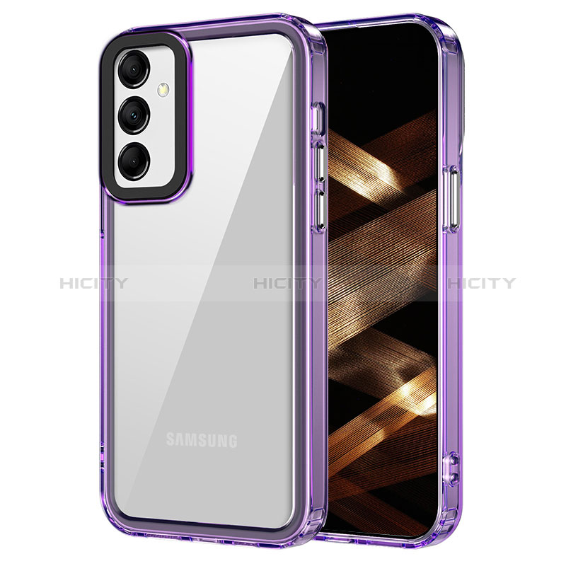 Carcasa Bumper Funda Silicona Transparente AC1 para Samsung Galaxy A24 4G Purpura Claro