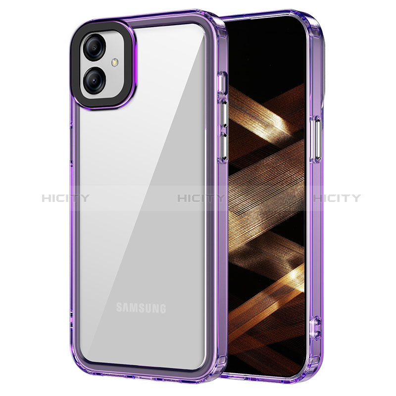 Carcasa Bumper Funda Silicona Transparente AC1 para Samsung Galaxy F04