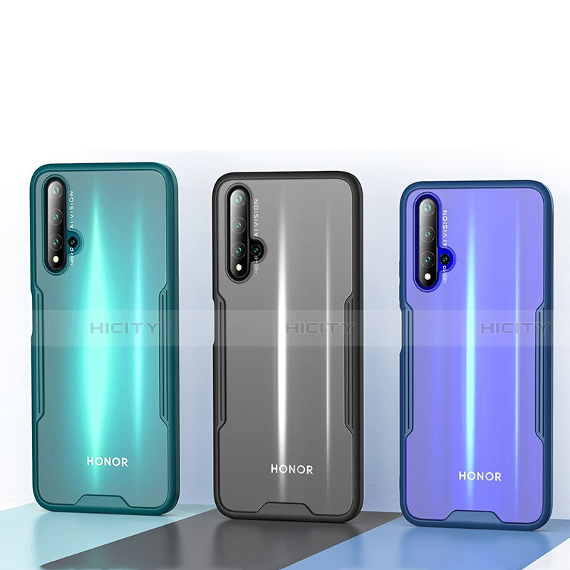 Carcasa Bumper Funda Silicona Transparente Espejo H01 para Huawei Honor 20