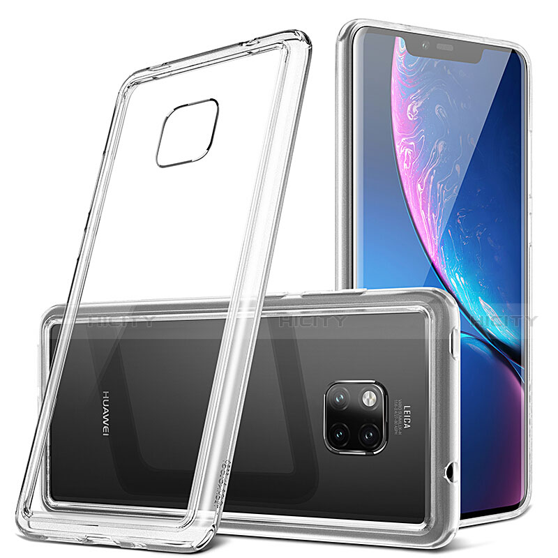 Carcasa Bumper Funda Silicona Transparente Espejo H01 para Huawei Mate 20 Pro