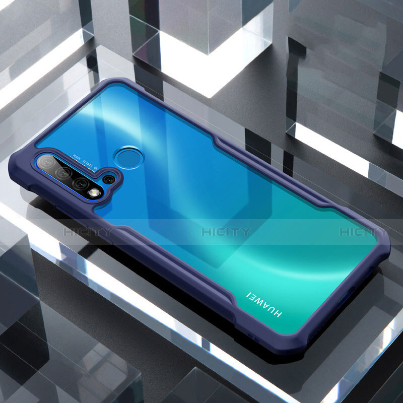 Carcasa Bumper Funda Silicona Transparente Espejo H01 para Huawei P20 Lite (2019) Azul