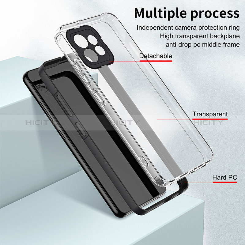 Carcasa Bumper Funda Silicona Transparente Espejo H01P para Motorola Moto Edge Plus (2023) 5G