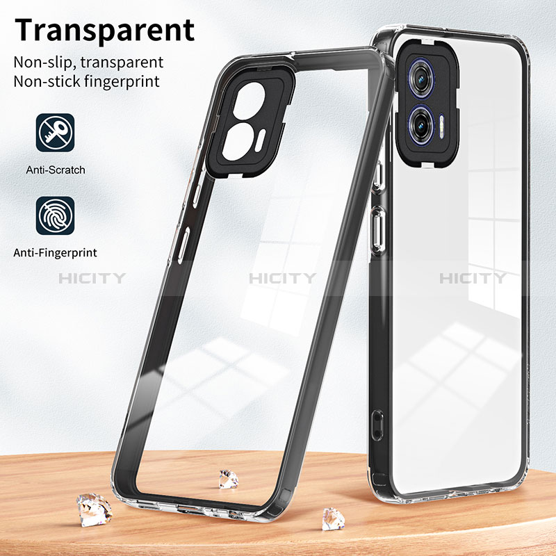 Carcasa Bumper Funda Silicona Transparente Espejo H01P para Motorola Moto G53 5G