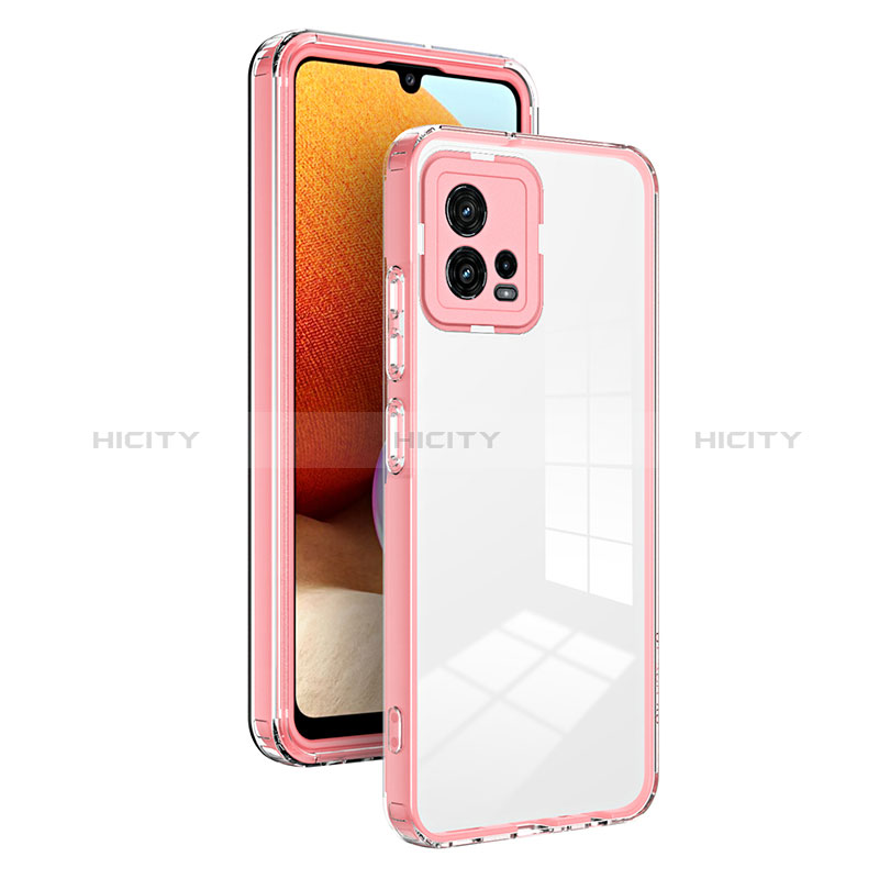 Carcasa Bumper Funda Silicona Transparente Espejo H01P para Motorola Moto G72