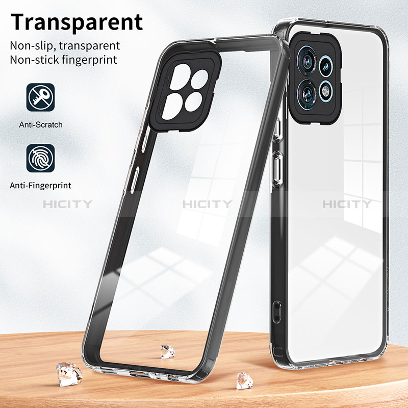 Carcasa Bumper Funda Silicona Transparente Espejo H01P para Motorola Moto X40 5G