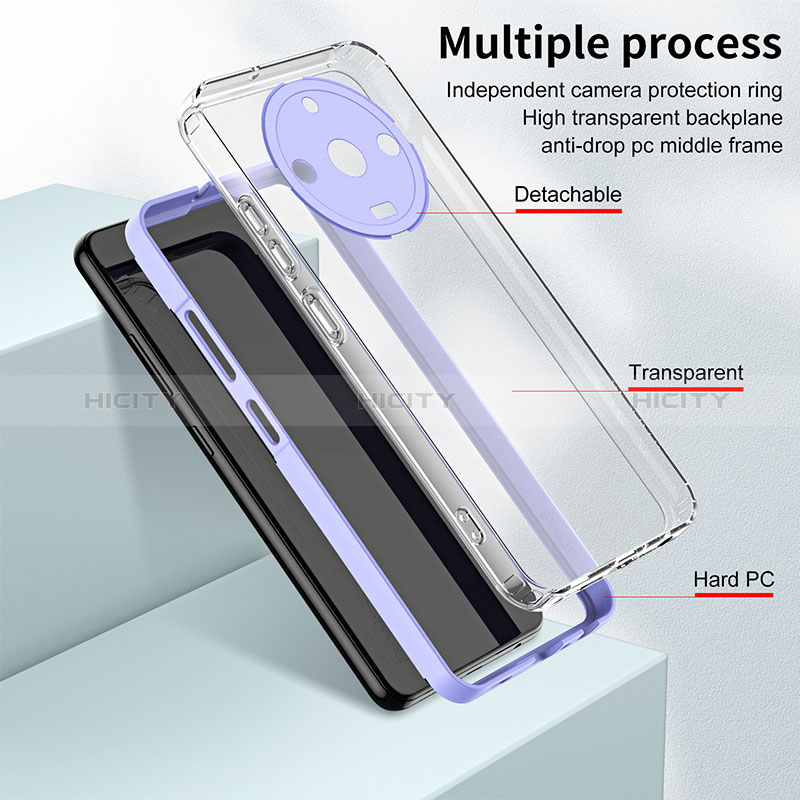 Carcasa Bumper Funda Silicona Transparente Espejo H01P para Realme 11 Pro 5G