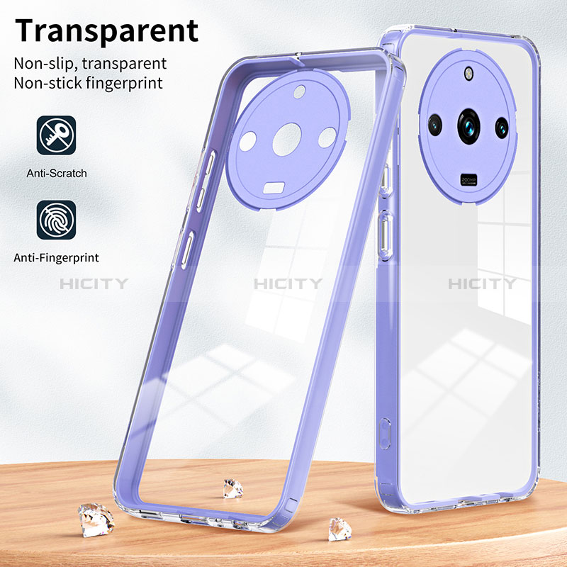 Carcasa Bumper Funda Silicona Transparente Espejo H01P para Realme 11 Pro 5G