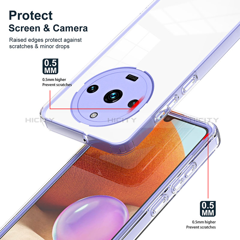 Carcasa Bumper Funda Silicona Transparente Espejo H01P para Realme 11 Pro 5G