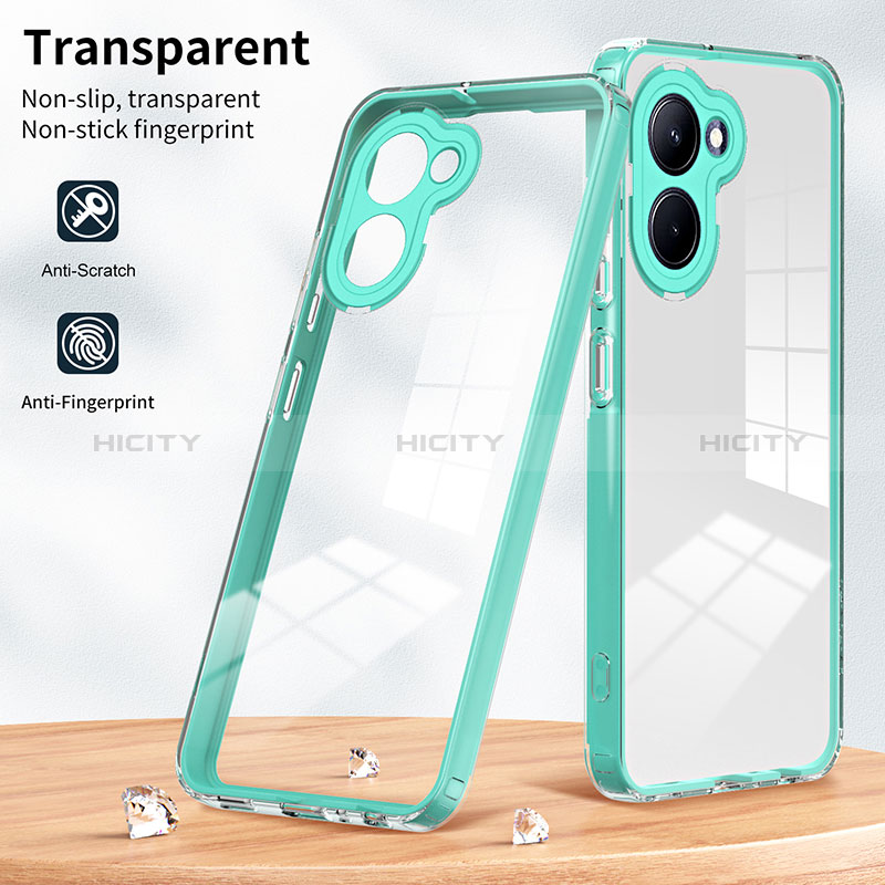 Carcasa Bumper Funda Silicona Transparente Espejo H01P para Realme C33