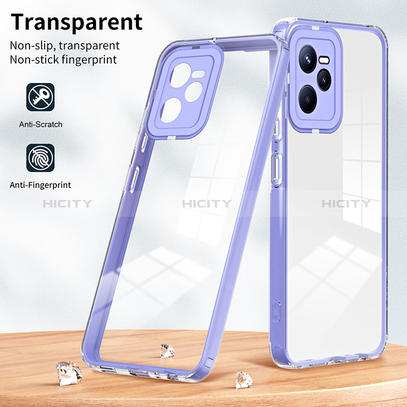 Carcasa Bumper Funda Silicona Transparente Espejo H01P para Realme C35