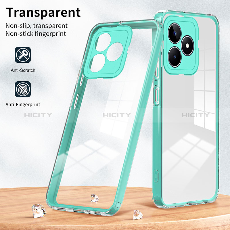 Carcasa Bumper Funda Silicona Transparente Espejo H01P para Realme C51