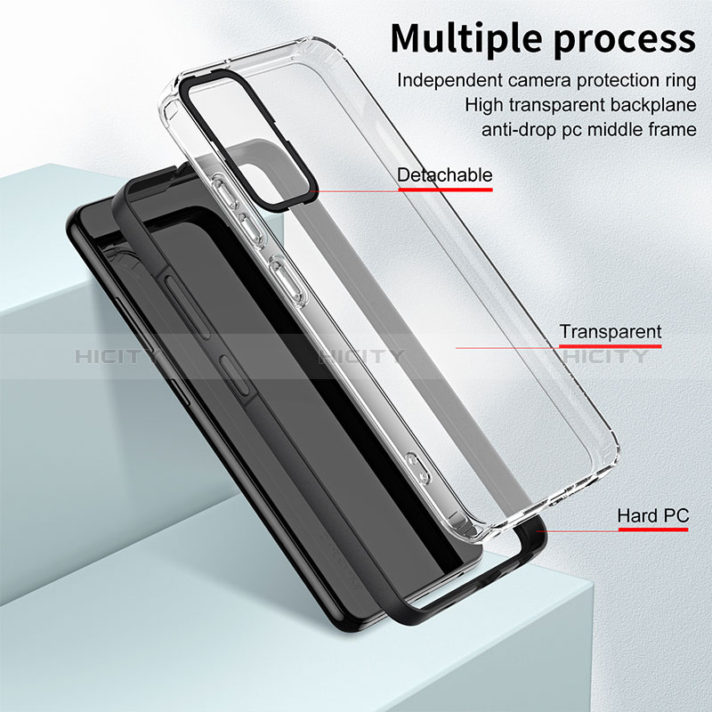 Carcasa Bumper Funda Silicona Transparente Espejo H01P para Samsung Galaxy A14 4G