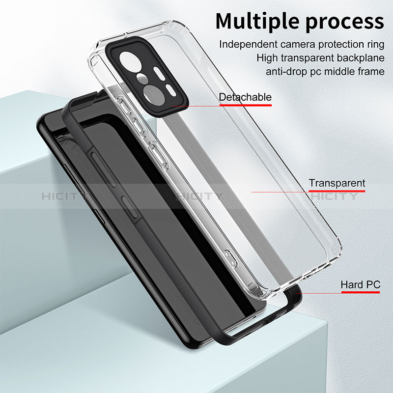 Carcasa Bumper Funda Silicona Transparente Espejo H01P para Xiaomi Mi 11T 5G