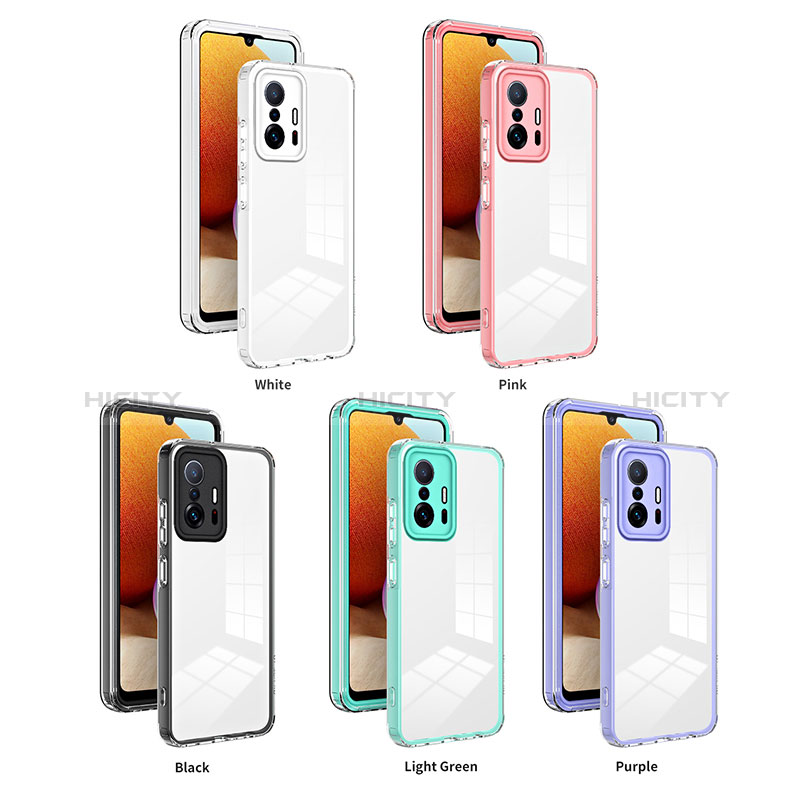 Carcasa Bumper Funda Silicona Transparente Espejo H01P para Xiaomi Mi 11T 5G