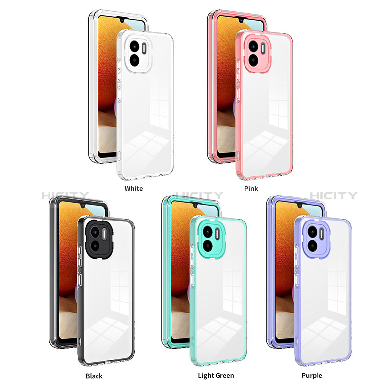 Carcasa Bumper Funda Silicona Transparente Espejo H01P para Xiaomi Poco C51