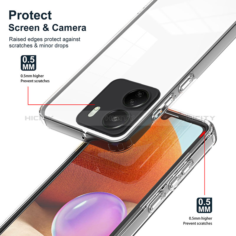 Carcasa Bumper Funda Silicona Transparente Espejo H01P para Xiaomi Poco C65