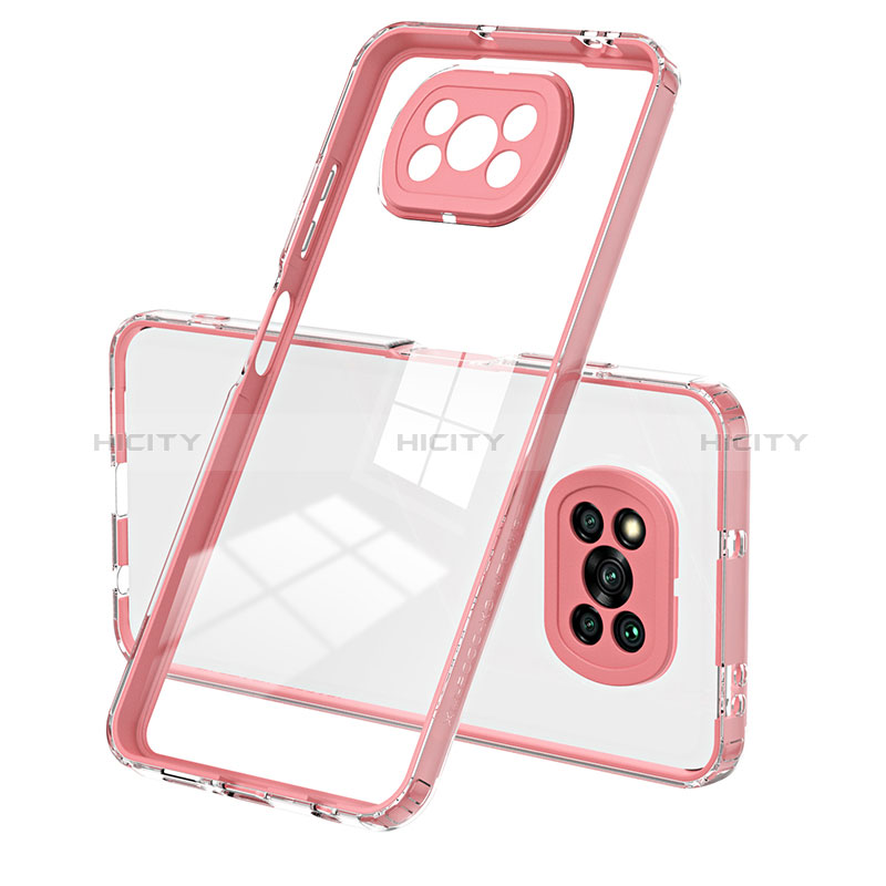 Carcasa Bumper Funda Silicona Transparente Espejo H01P para Xiaomi Poco X3