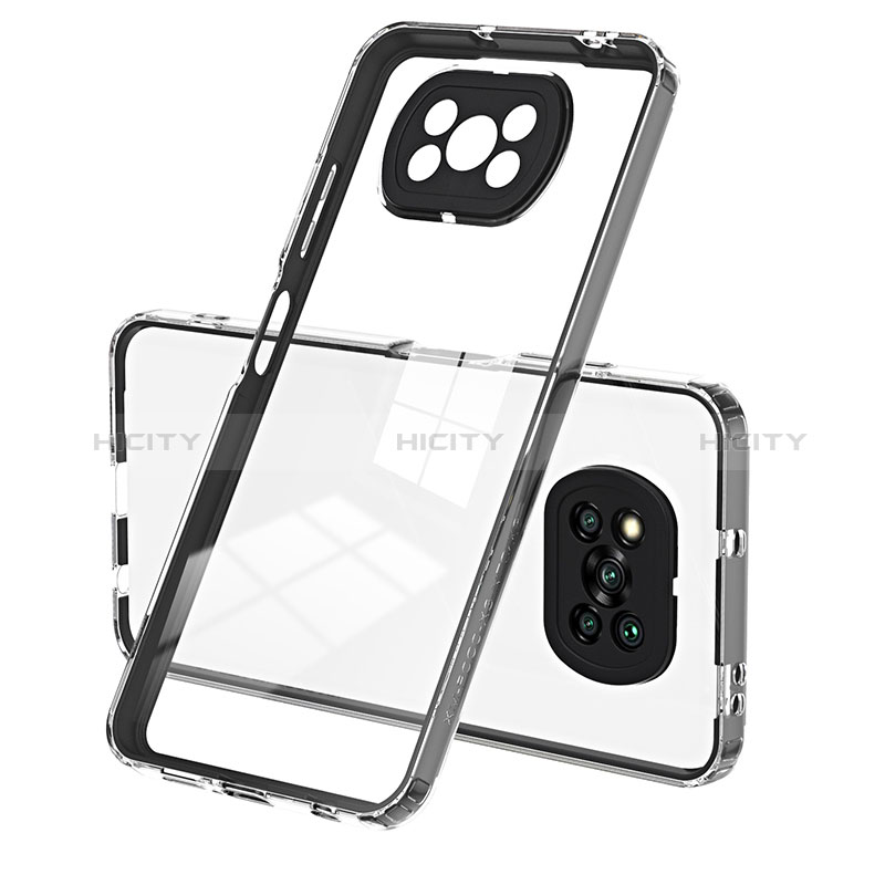 Carcasa Bumper Funda Silicona Transparente Espejo H01P para Xiaomi Poco X3 NFC