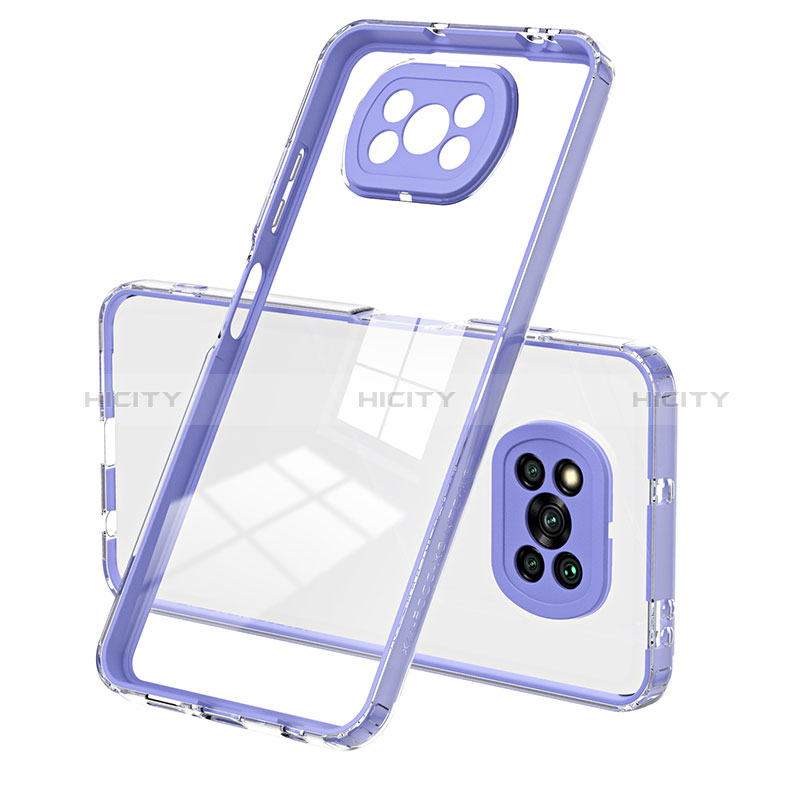 Carcasa Bumper Funda Silicona Transparente Espejo H01P para Xiaomi Poco X3 NFC