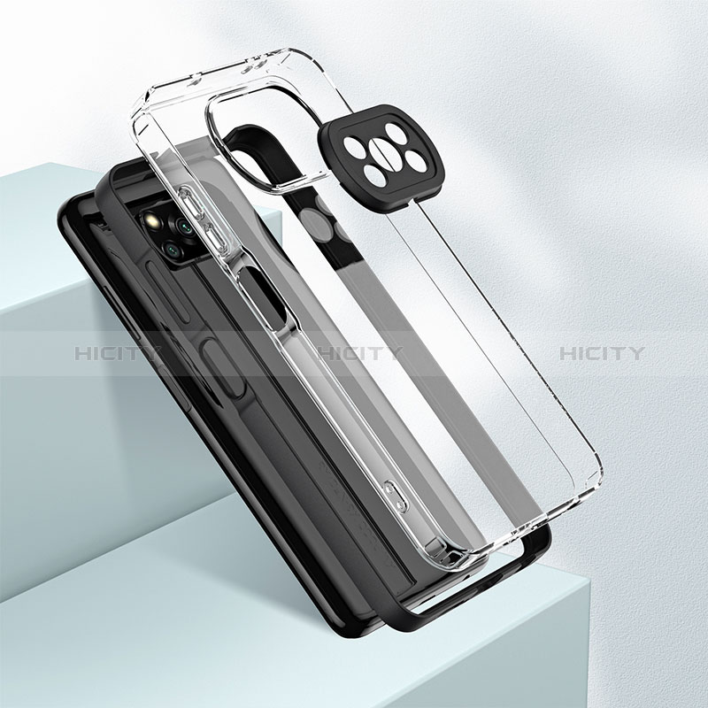 Carcasa Bumper Funda Silicona Transparente Espejo H01P para Xiaomi Poco X3 Pro