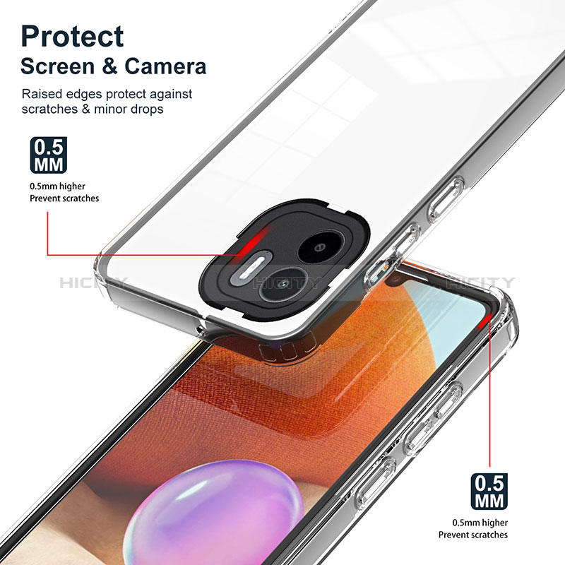 Carcasa Bumper Funda Silicona Transparente Espejo H01P para Xiaomi Redmi A2 Plus