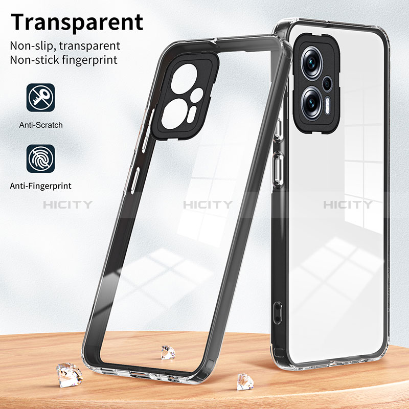 Carcasa Bumper Funda Silicona Transparente Espejo H01P para Xiaomi Redmi K50i 5G