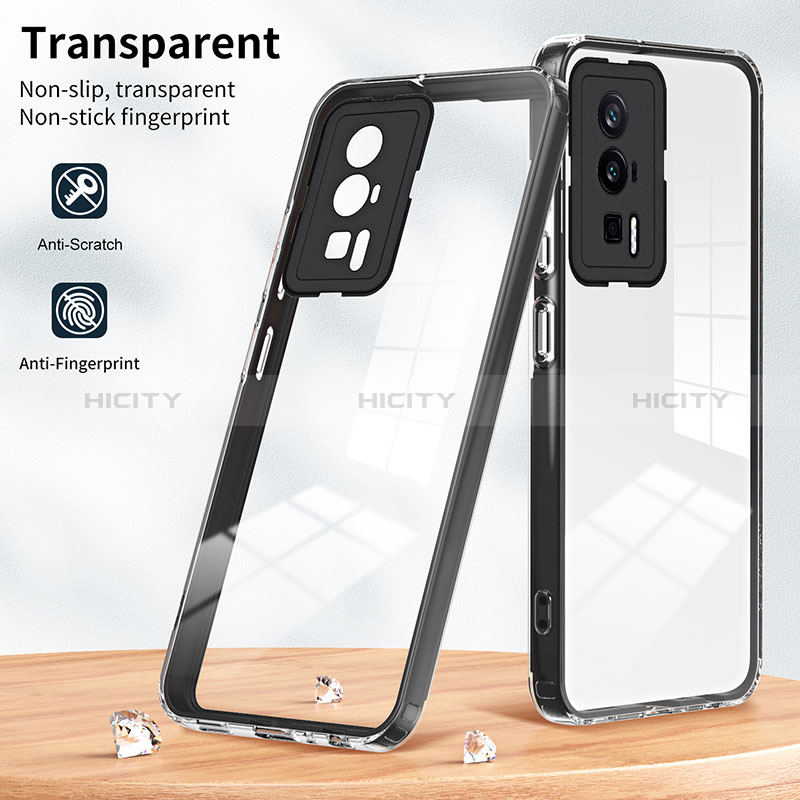 Carcasa Bumper Funda Silicona Transparente Espejo H01P para Xiaomi Redmi K60 Pro 5G