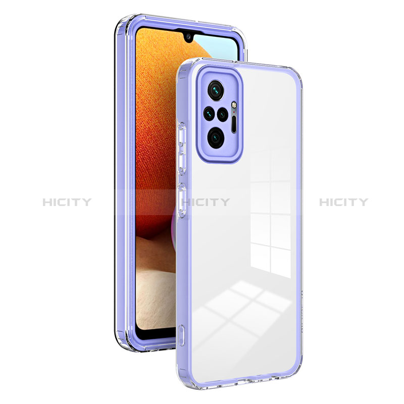 Carcasa Bumper Funda Silicona Transparente Espejo H01P para Xiaomi Redmi Note 10 Pro 4G