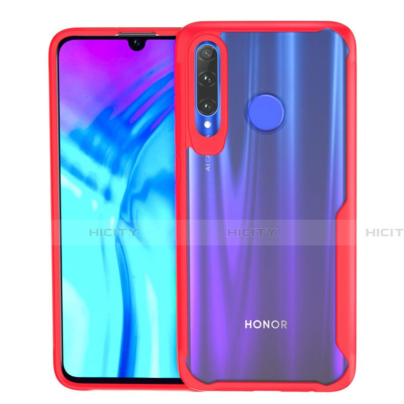 Carcasa Bumper Funda Silicona Transparente Espejo H02 para Huawei Honor 20E Rojo