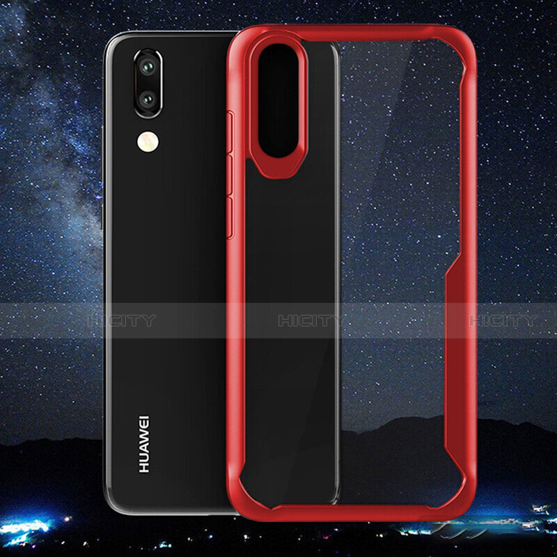 Carcasa Bumper Funda Silicona Transparente Espejo H02 para Huawei P20