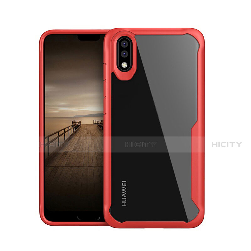 Carcasa Bumper Funda Silicona Transparente Espejo H02 para Huawei P20