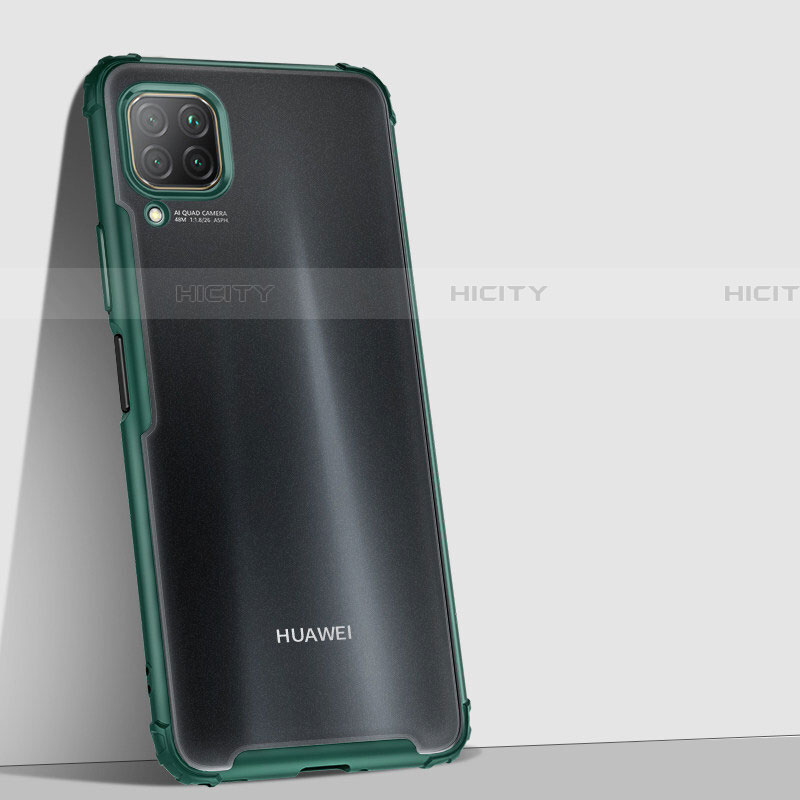 Carcasa Bumper Funda Silicona Transparente Espejo H02 para Huawei P40 Lite Verde