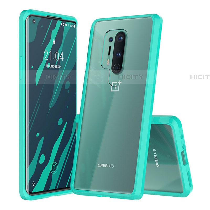 Carcasa Bumper Funda Silicona Transparente Espejo H02 para OnePlus 8 Pro